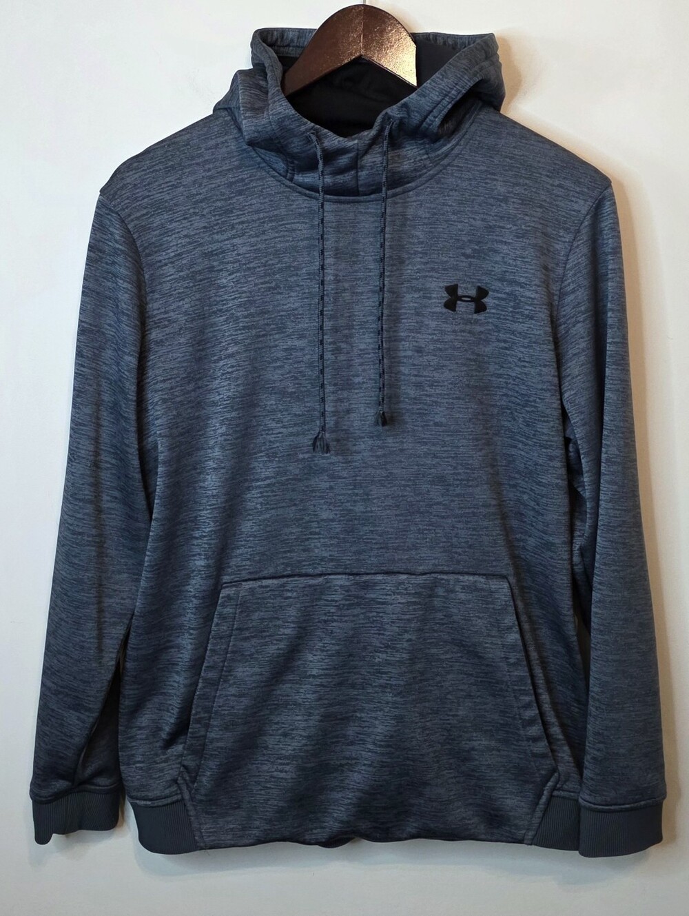 Under Armour Gray Men's Armour Fleece Twist Pullover Hoodie Size Medium